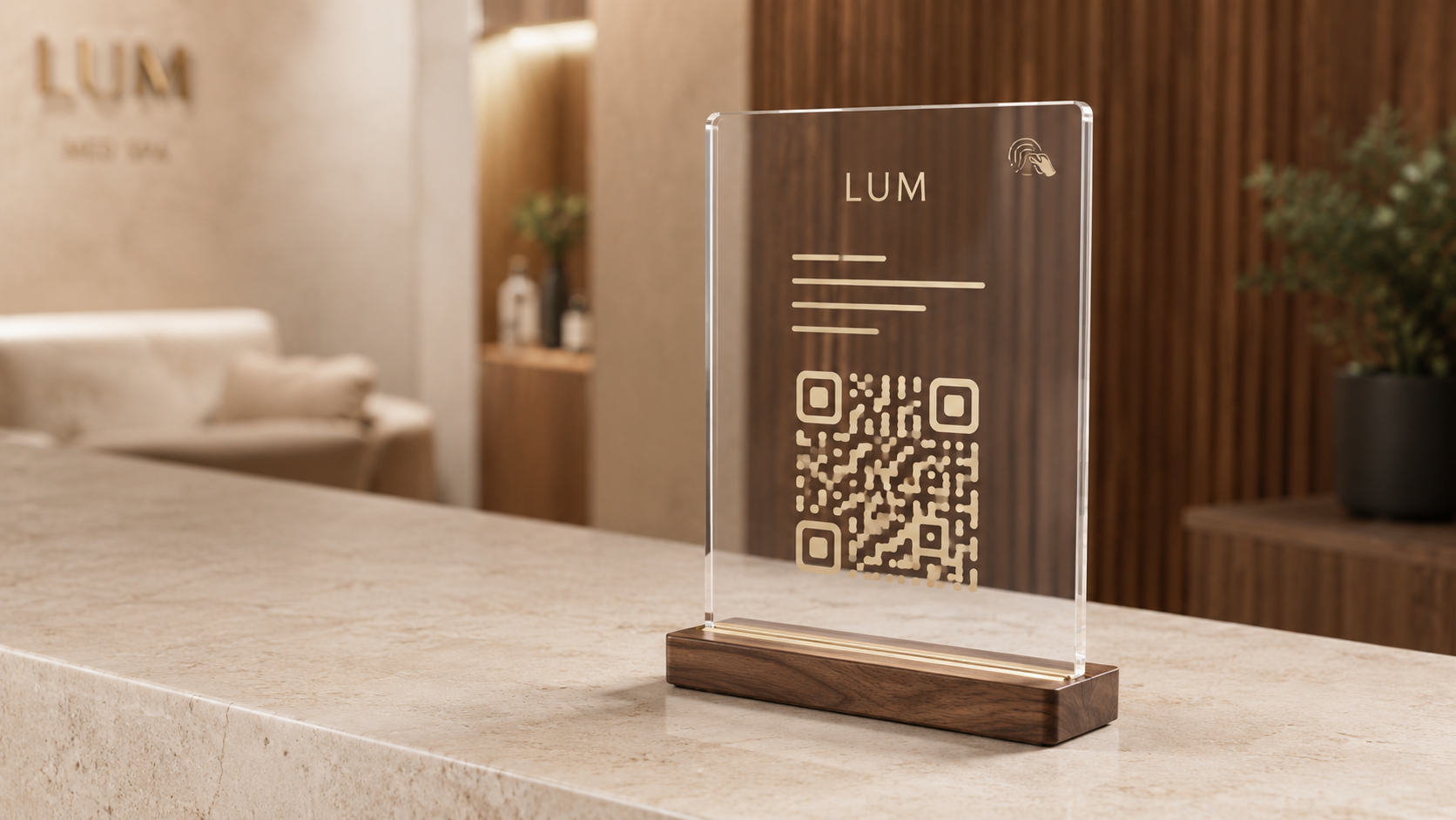 Tap-to-Review QR + NFC Sign